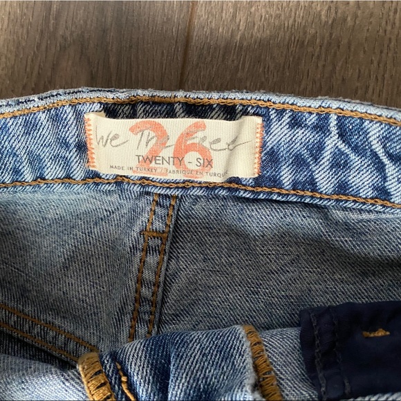 Free People Dakota Ripped Straight Leg Jeans - Picture 6 of 15